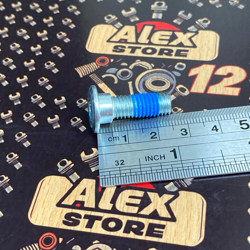 BAUT L PIRINGAN MOTOR HONDA ORIGINAL8.8 BAJA/BAUT L DIS PIRINGAN CAKRAM M8x2,5 ORIGINAL BAUT PIRINGA