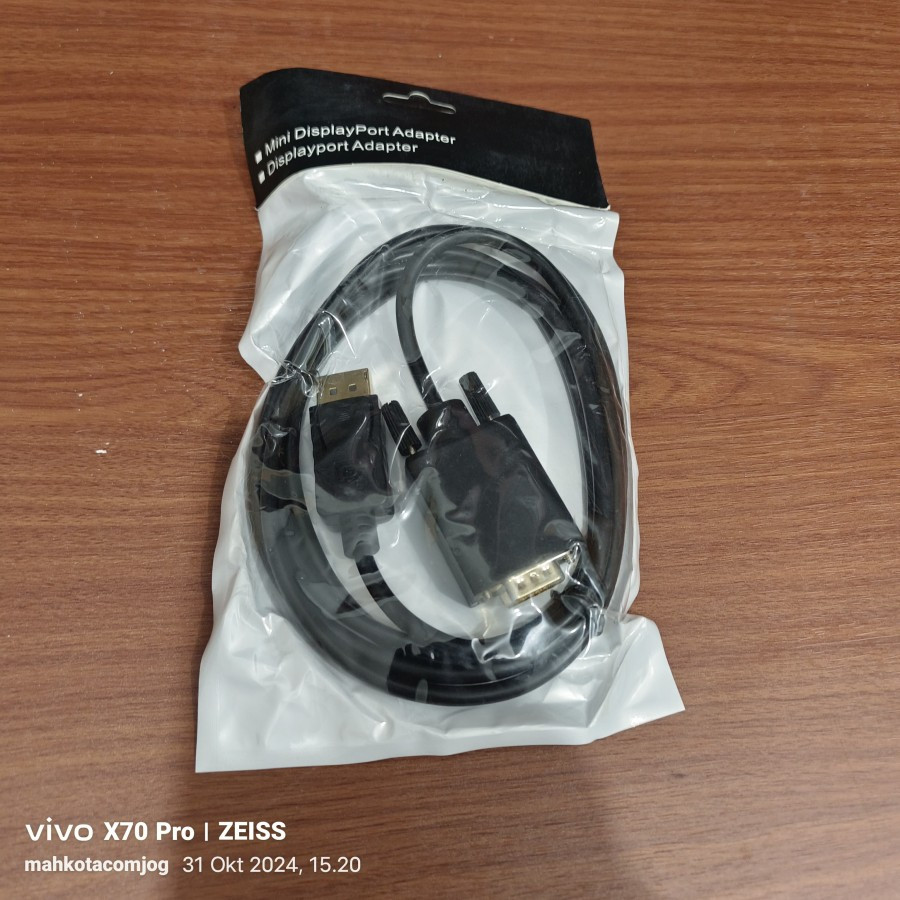 Kabel Display port to VGA Analog / DP to VGA