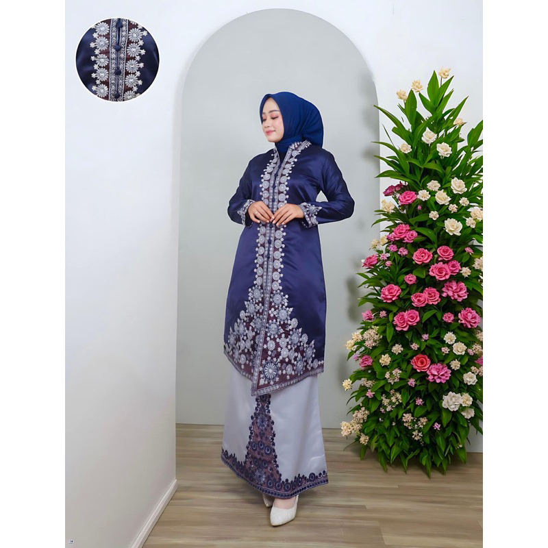 STELAN TUNIK MAYANGSARI BORDIR / STELAN ROK / BUSANA PESTA PREMIUM