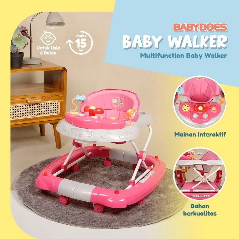 Cuci Gudang Belajar Jalan Anak Babydoes Babywalker CH 11083