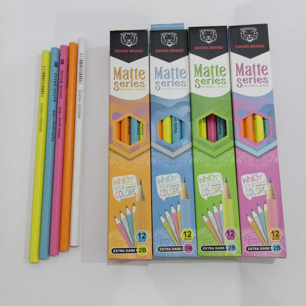 

PENSIL SAFARI MATE SERIES 2B limited edition (isi 12 pcs)
