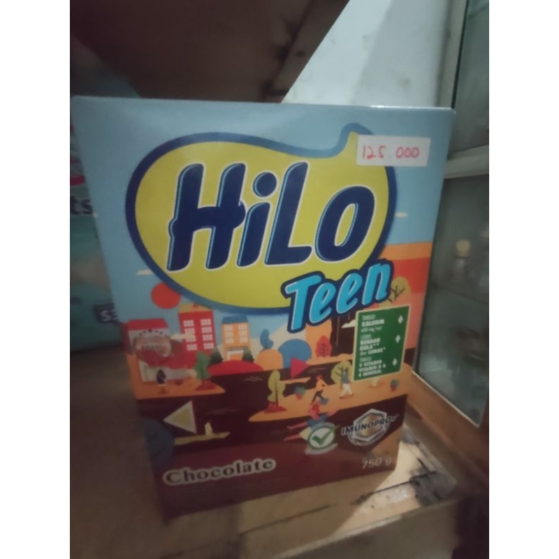 

hilo teen choklat 750 g exp 7 juli 2025