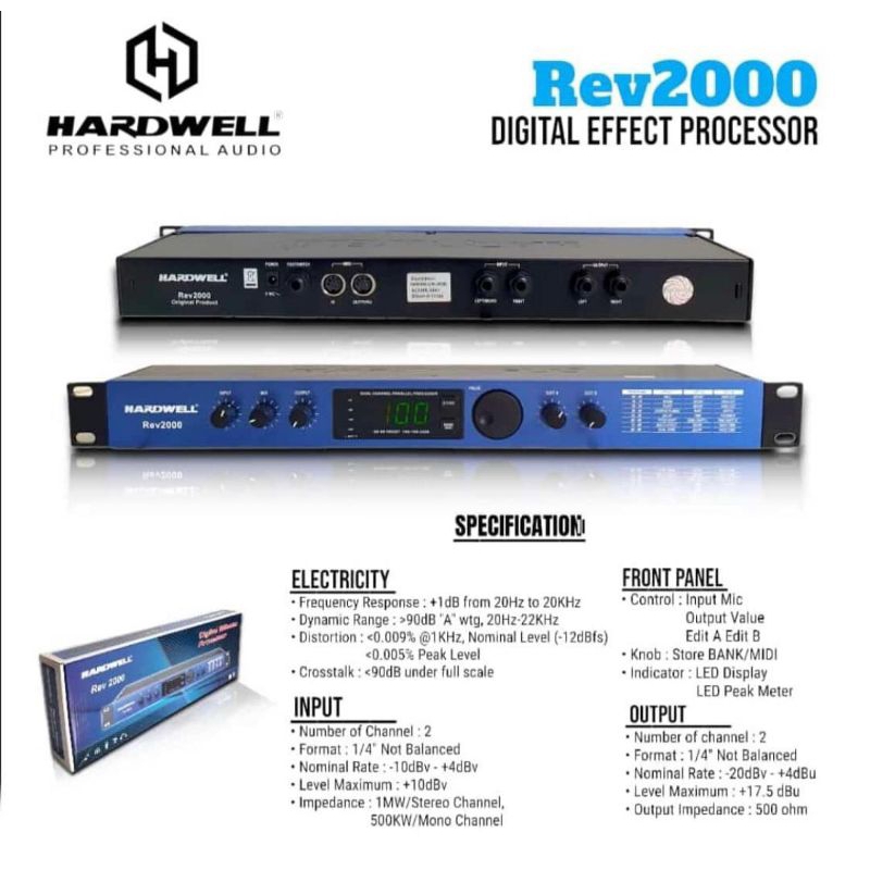 EFFECT VOKAL HARDWELL REV 2000 EFFECT VOKAL KUPING BESI REV2000