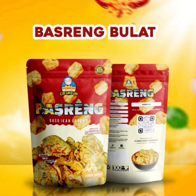 

BASRENG BULAT CIKUKEUN-Baso Ikan Goreng-Baso Ikan Pedas Gurih-Cemilan Renyah