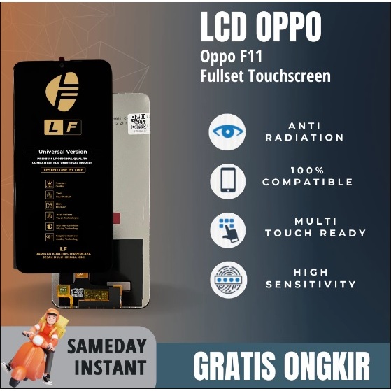 LCD TOUCHSCREEN OPPO F11 / LCD TS OPPO F11 COMPLETE
