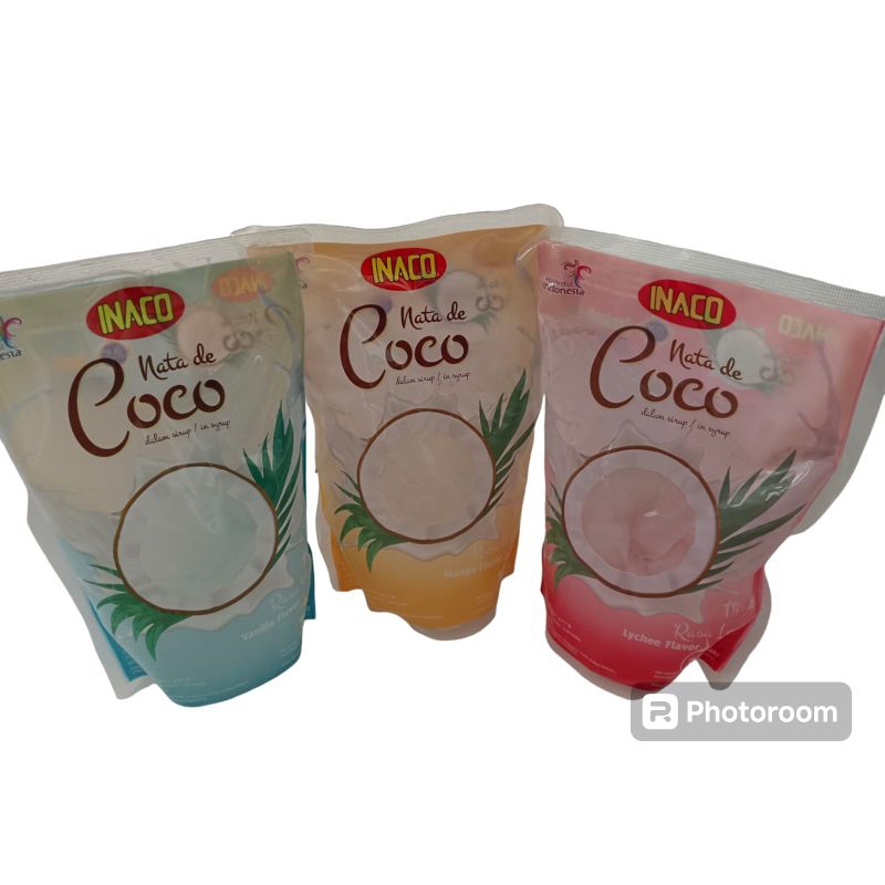 

Nata de coco inaco VarianVanillaa falvor Lychee flavor Mango flavor