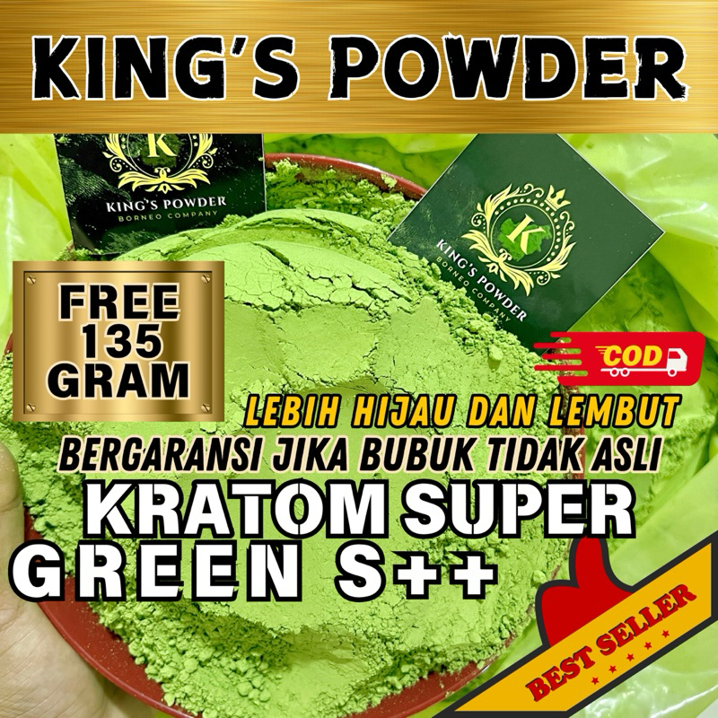 

BUBUK HIJAU, BUBUK PURLI DAUN PURLIK BORNEO KALIMANTAN KINGS POWDER