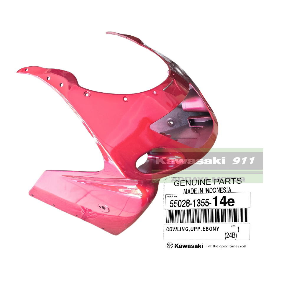 FAIRING BATOK DEPAN COWLING UPP NINJA RR Old WARNA MERAH MAROON