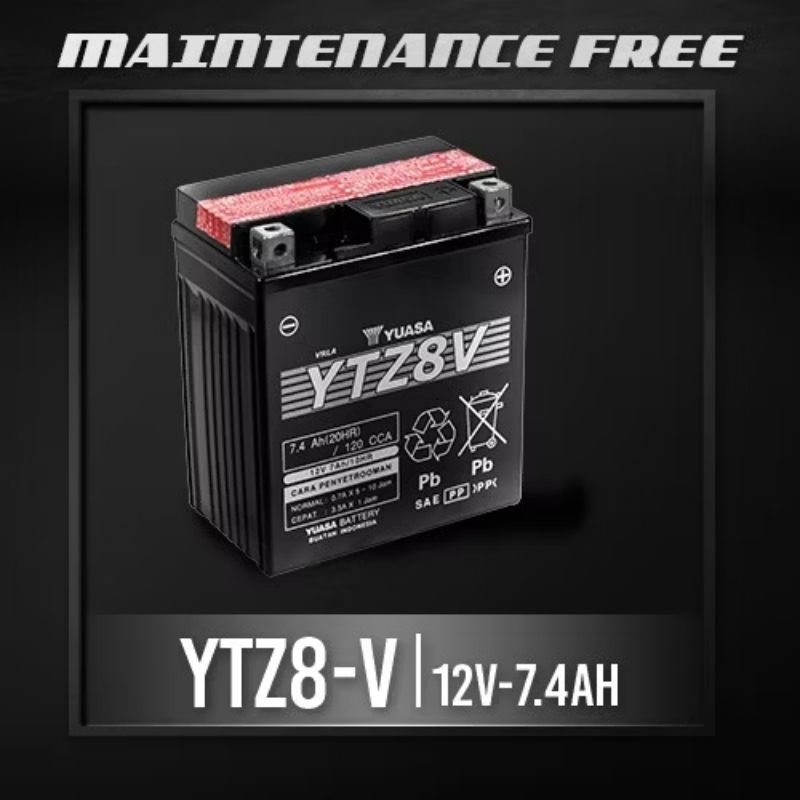 AKI YTZ8-V YUASA ORIGINAL