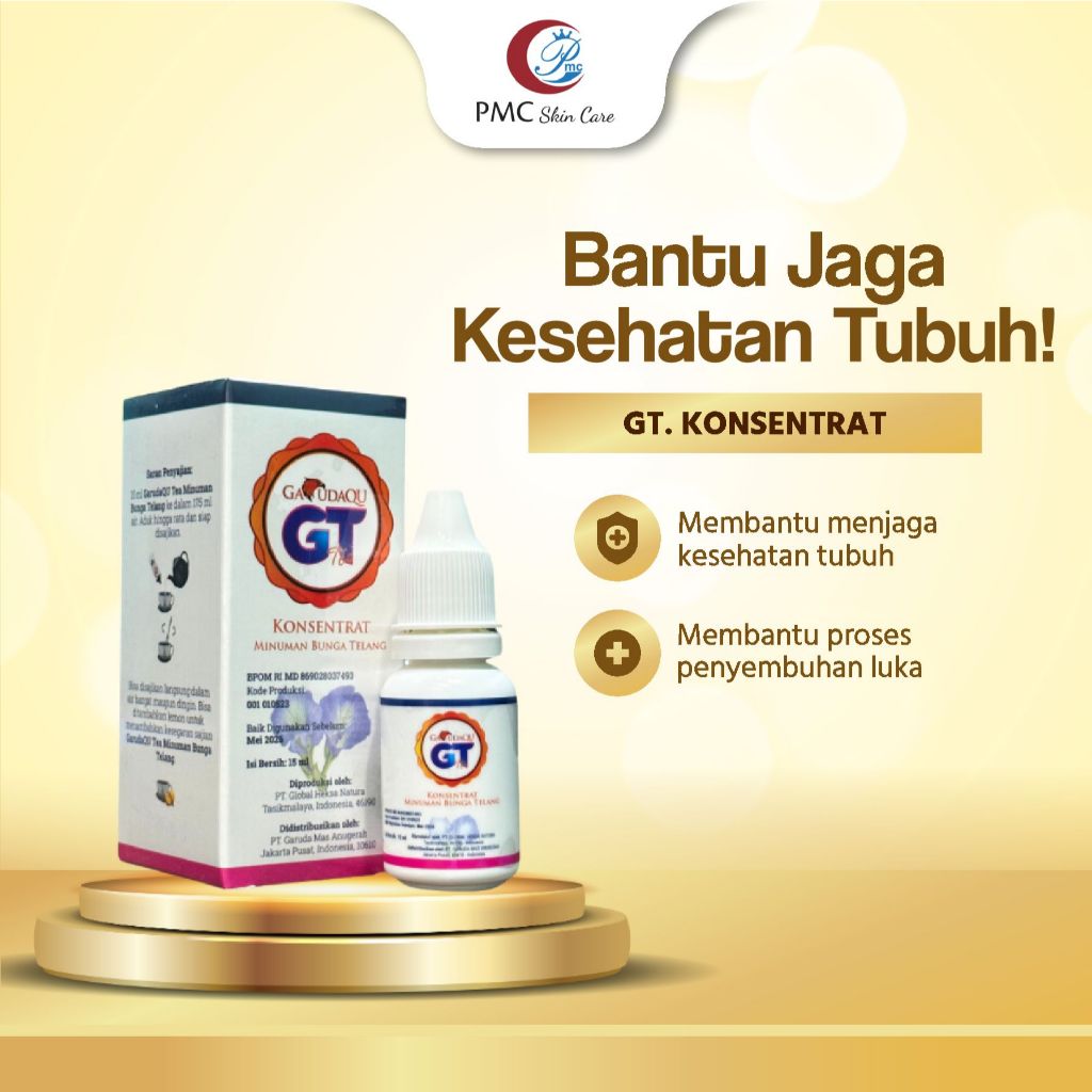 GT Konsentrat Minuman Bunga Telang Untuk Imun Tubuh Penyakit Lambung dan Diabetes 15ml