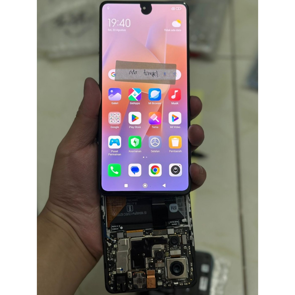 LCD REDMI NOTE 12 PRO 5G / POCO X5 PRO 5G TOUCHSCREEN FRAME NEW MINUS