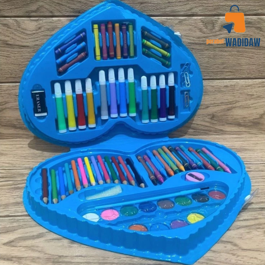 

WADIDAW-Crayon 72/crayon bentuk hati/crayon mewarnai anak/peralatan mewarnai