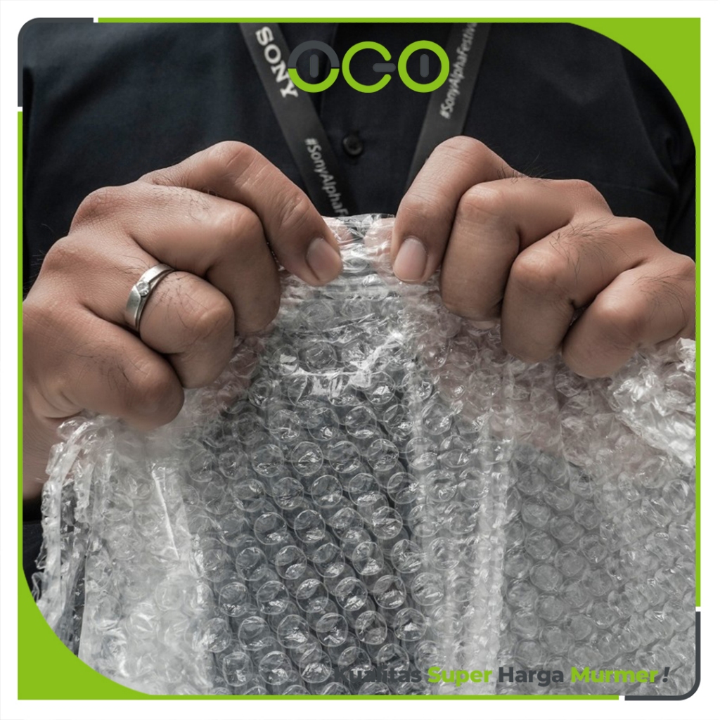 

IK6 Plastik Bubble Wrap DKM Roll Kecil - 30cm 40cm 50cm 60cm 75cm 80cm x 50meter Warna Bening Dan
