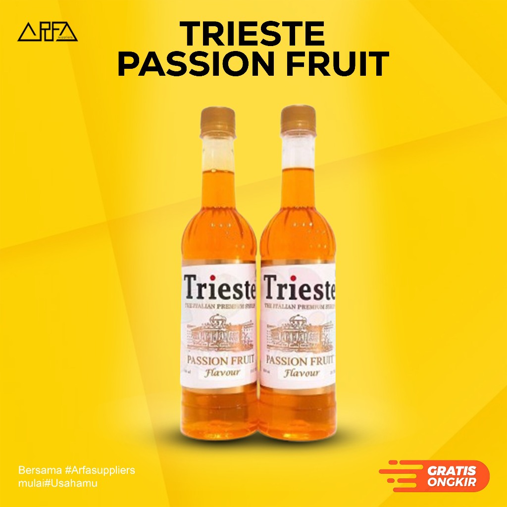 

Sirup Premium Trieste Passion Fruit