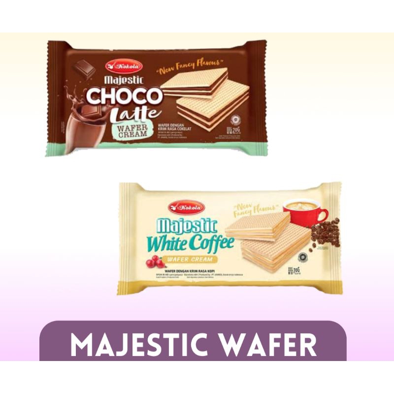 

Kokola Majestic Wafer Cream 70 gr (isi 10 pcs)