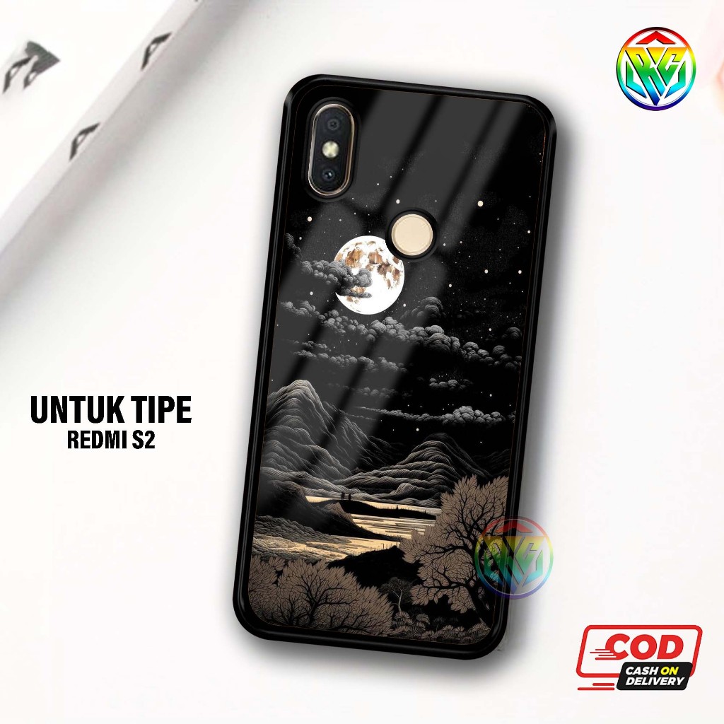 Real Case Xiomi Redmi S2 Terbaru Case kilau - New Case Glossy casing Hp Xiomi Redmi S2 [Motif PEMAND