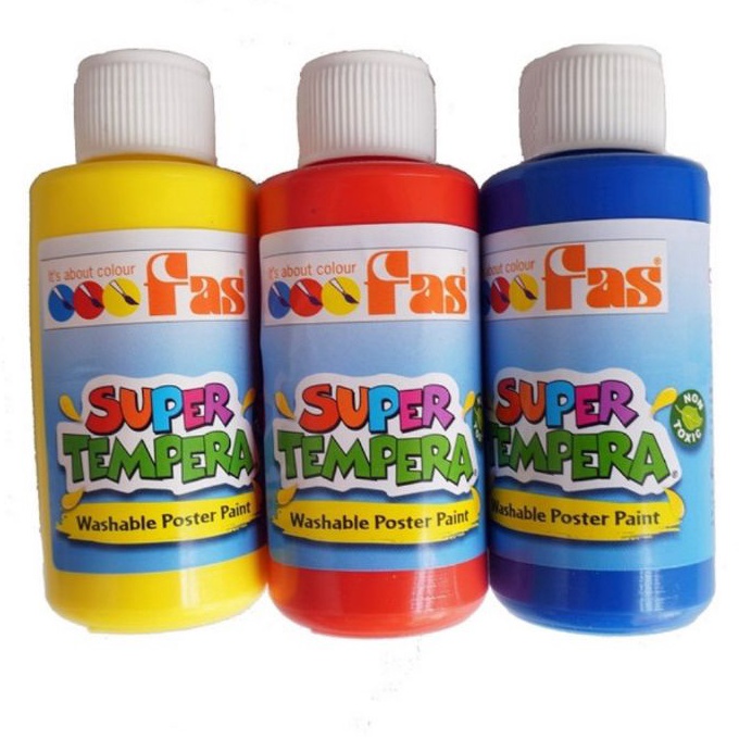 

Flash Sale Fas Tempera Washable Finger Paint 3 pcs Cat Air Anak Non Toxic Zealand