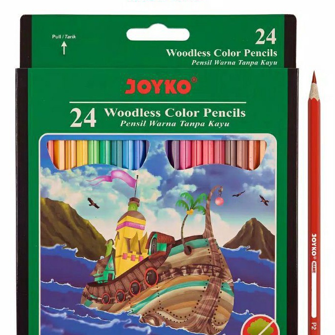 

Beli Pensil Warna Joyko 24 Panjang 14 1set