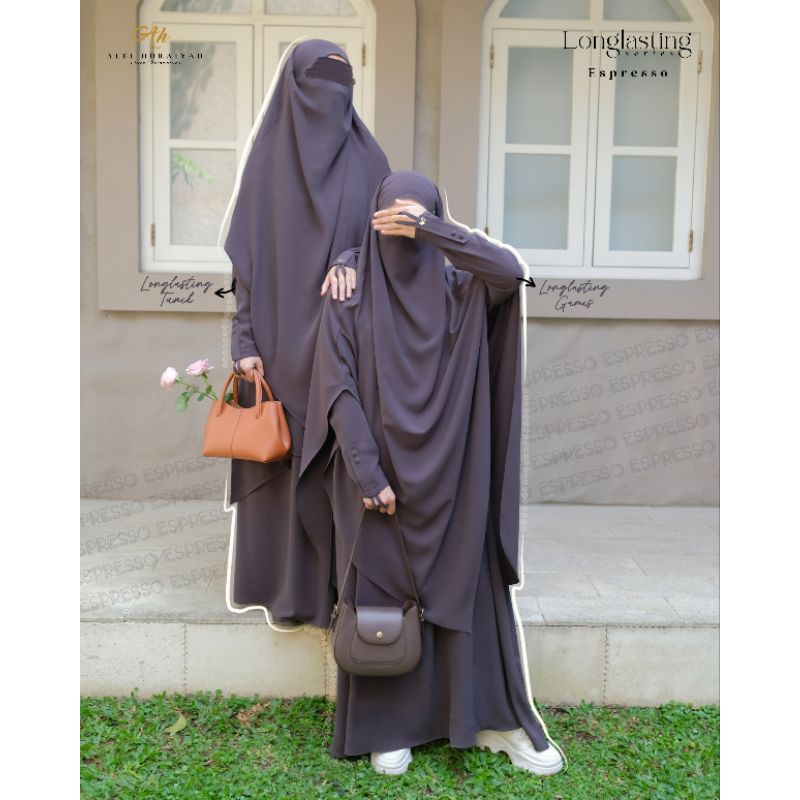 COD / INSTAN Gamis Longlasting ori Alfi Huraiyah