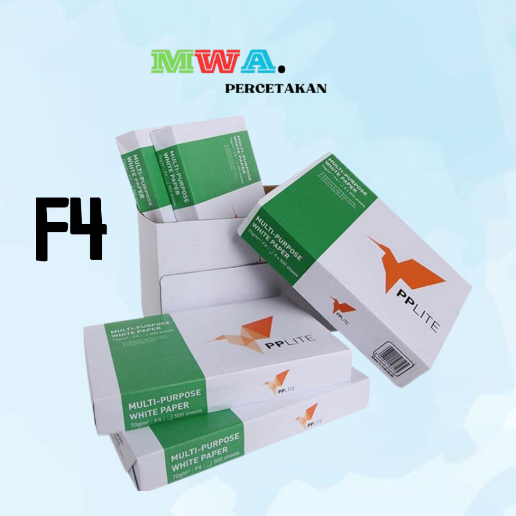 

Kertas HVS F4 Folio PP Lite 75gr 1rim (500 lembar)