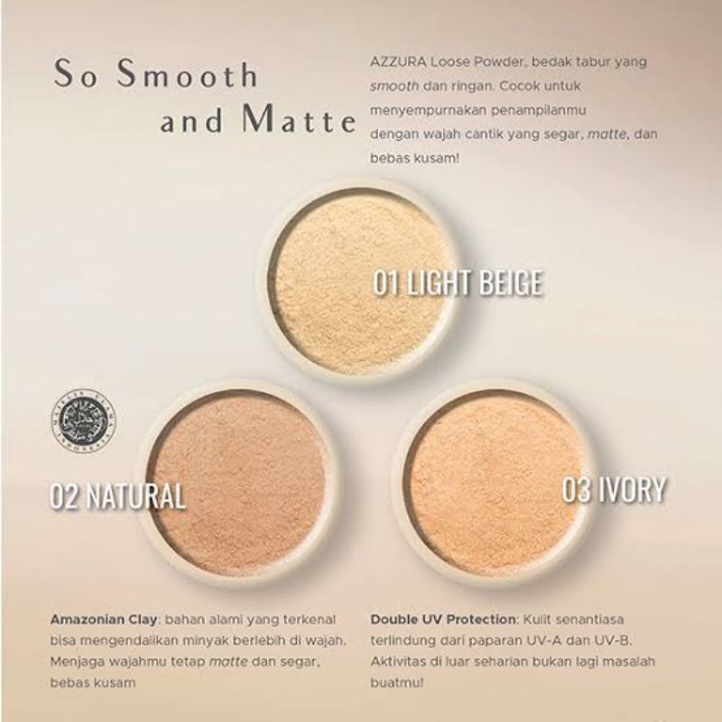 Azzura Cushion , Azura bedak TWC , Compact powder, Loose powder