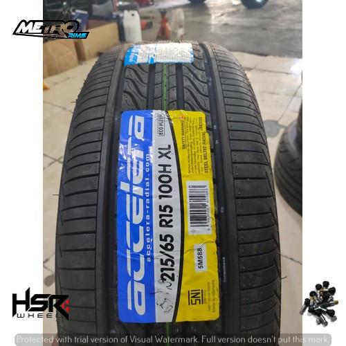 ban tubles mobil innova G ring 15 215/65 merk accelera ecoplush ukuran 215 65 r15 free balancing