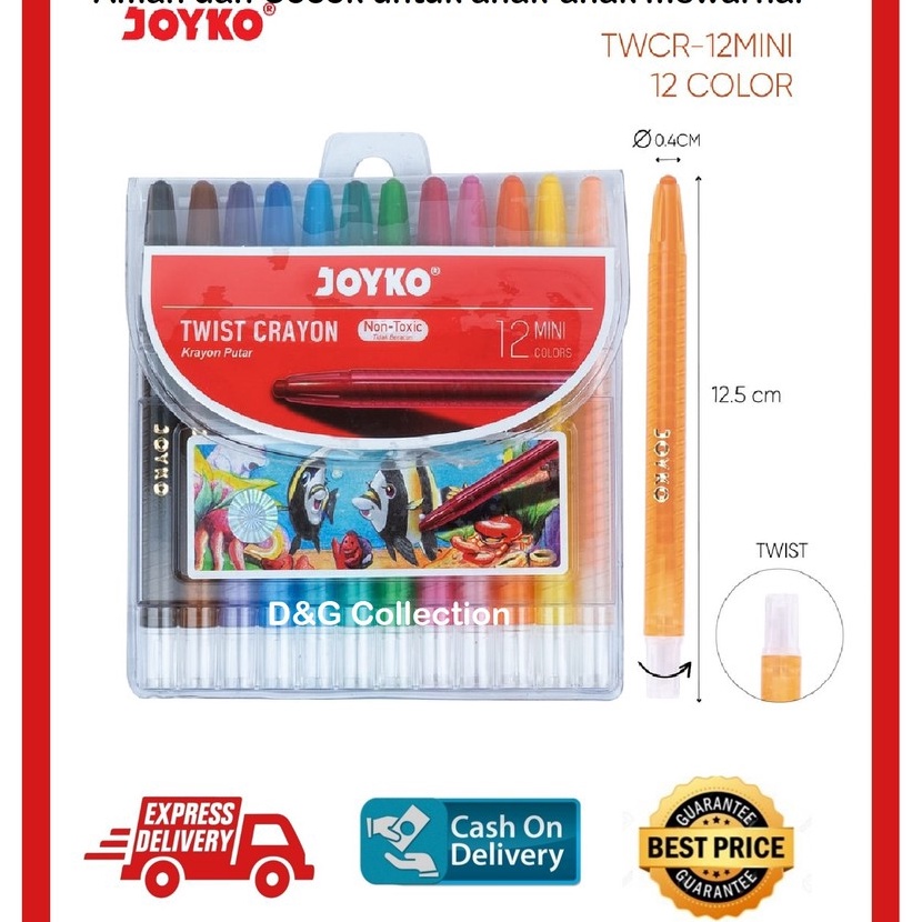 

KP8 CRAYON JOYKO 12 WARNA PUTAR PENDEK OIL PASTEL JOYKO 12 WARNA