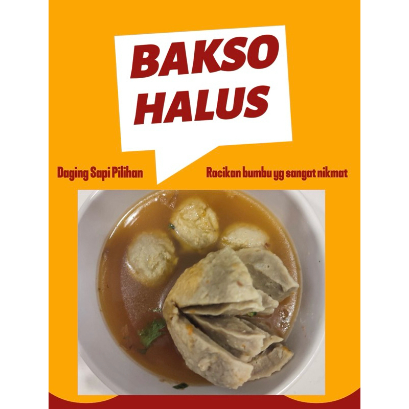 

BAKSO HALUS PENTOL NEKAD