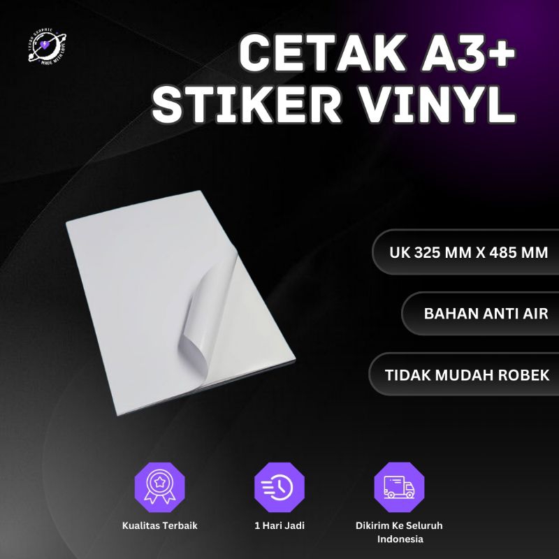 

Cetak A3+ Sticker Vinyl Stiker Vinyl Gloss White, Stiker, Stiker Film, Stiker OPP, Stiker Vinyl, Stiker White Glossy Stiker Merek, Stiker Produk, Stiker Kemasan, Label Kemasan, Label Produk, Label Instruksi, Label Informasi, Label Dekorasi, Stiker Pemilu