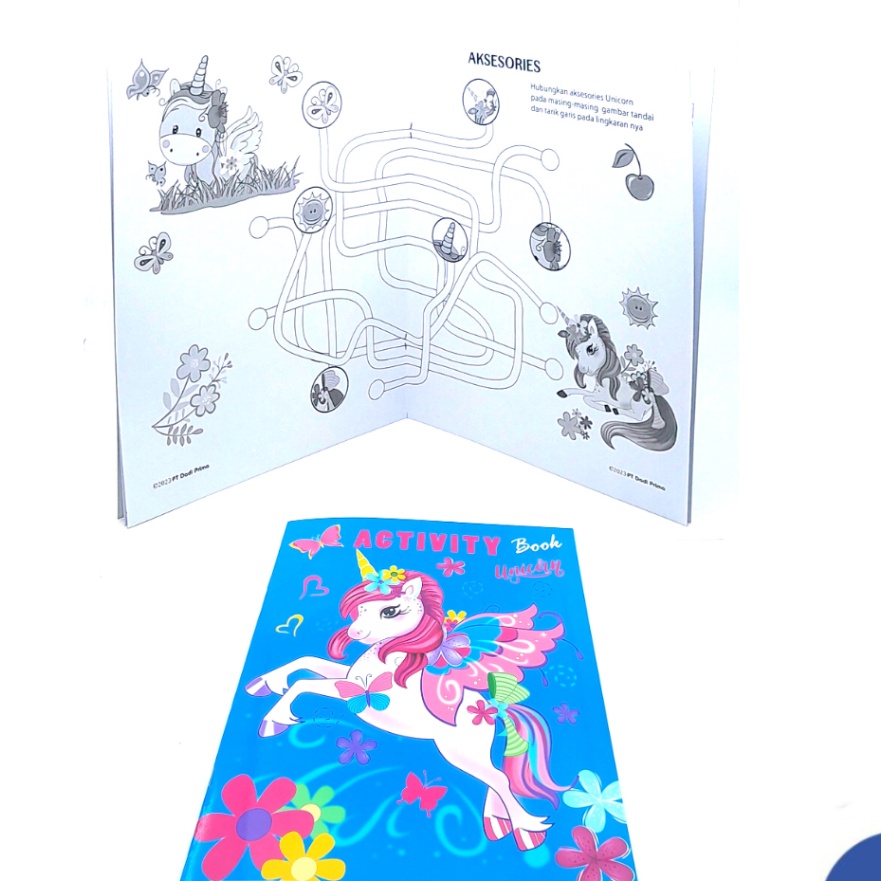 

Wow Dadi Unicorn Creativity Coloring Book Large Activity Buku MewarnaiBuku Aktivitas anak