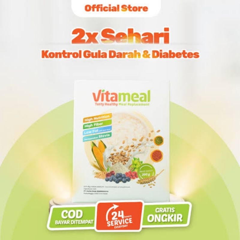 

Vitameal - Vita meal Sereal sehat membantu Menyembuhkan Lambung Dan gangguan pencernaan asam lambung maag dan gerd