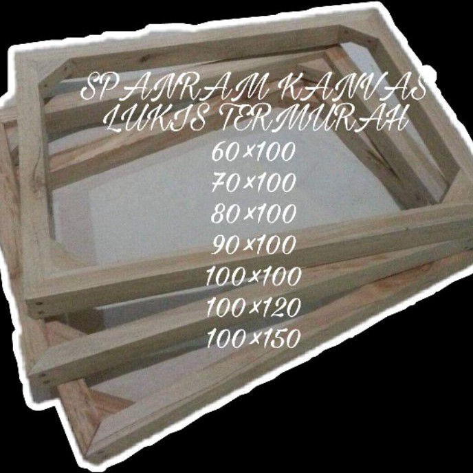 

KF7 SPANRAM KANVAS LUKISFREAM KAYU UKURAN JUMBO
