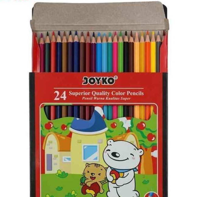 

FG2 Pensil Warna Joyko CP24PB Color Pencils 24 Warna