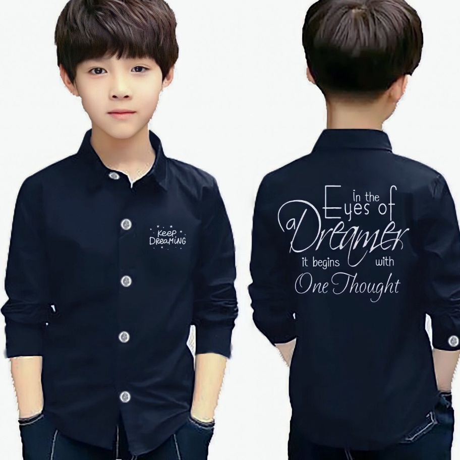 SUPER HOT Kemeja anak laki laki Begins 512tahun  kemeja anak laki laki import  baju kemeja anak laki