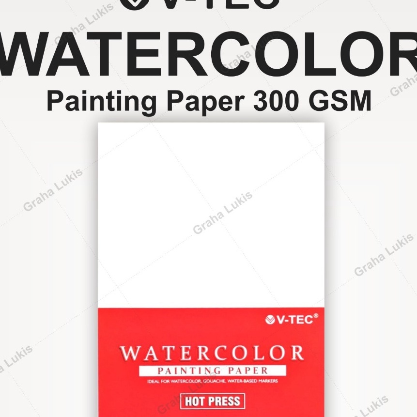 

Khusus VTEC Watercolour Paper Hot Pressed A3 3 Gsm Lembaran