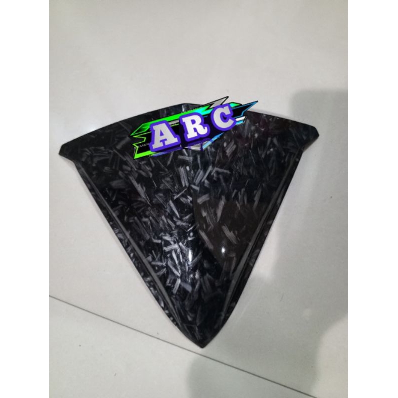 VISOR VARIO 125 TECHNO KODE KZR CARBON FORGED,PUTIH KEFLAR,HITAM KEFLAR