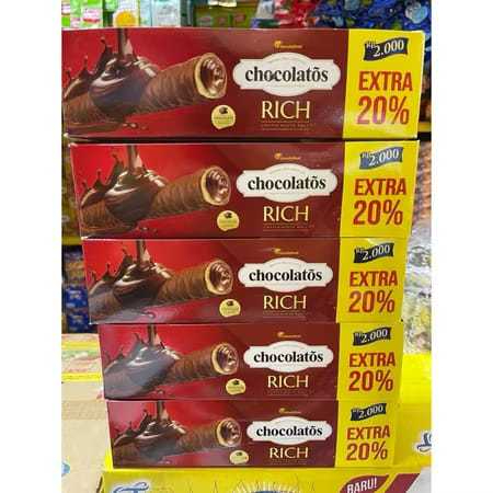 

CHOCOLATOS RICH 2000 BOX ( ISI 12 PCS )