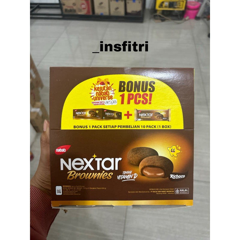 

Nextar Brownies Coklat Box isi 10pack