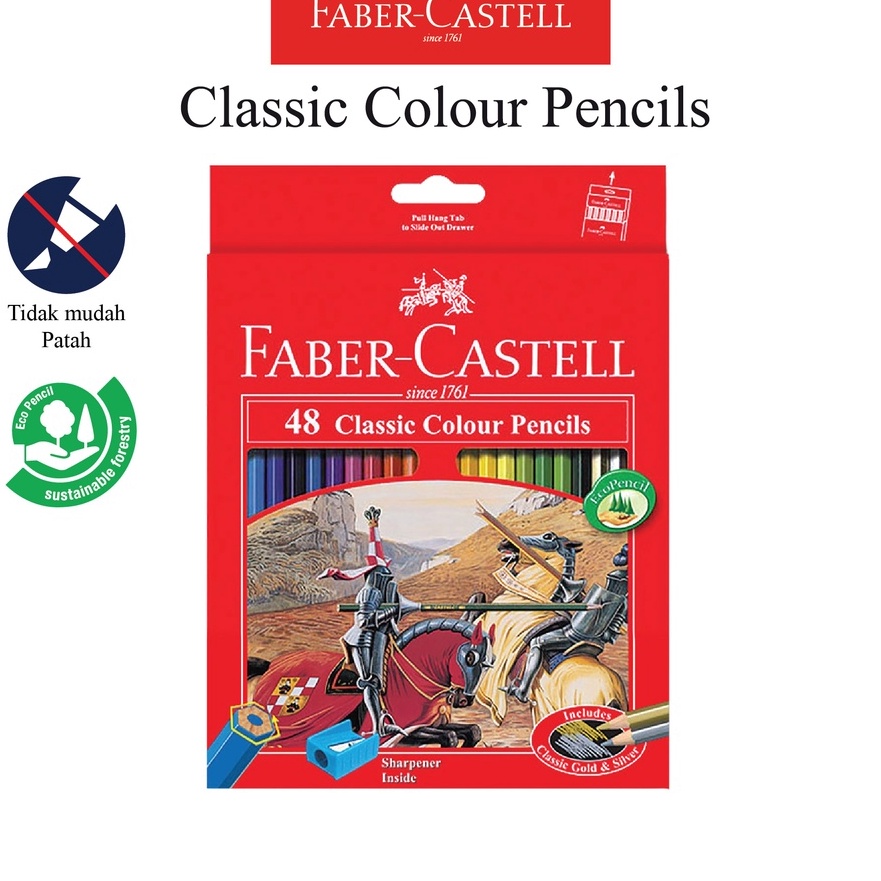

Termurah Faber Castell Pensil Warna Classic 48 Warna Ukuran Panjang Classic Colour Pencil Long