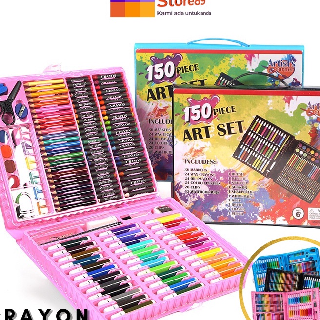 

KI3 DM89 PENSIL WARNA 15PCS ALAT TULIS SET CRAYON COLOURING SET 15PCS ART