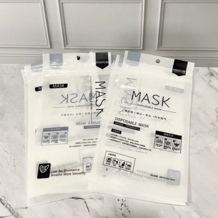 ZIPLOCK PENYIMPANAN MASKER STERIL / REPACKING MASKER / KANTONG PLASTIK ZIPLOCK / PLASTIK MASKER ZIPL