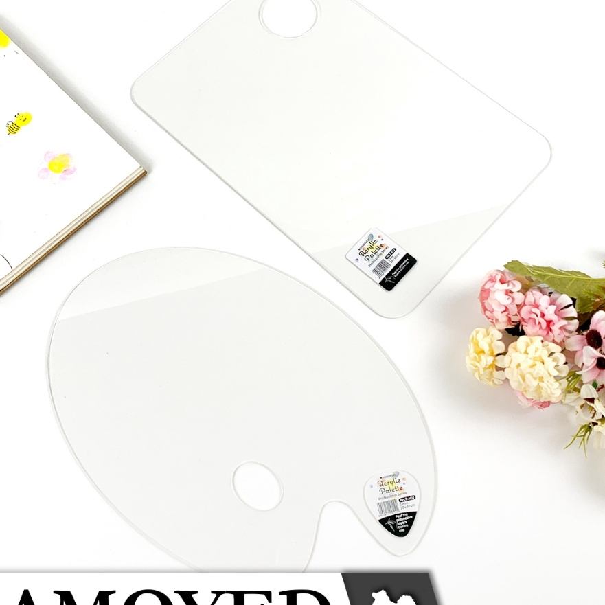 

Hemat Palet Lukis Akrilik Transparan Bening Acrylic Painting Painters Palette Samoyed PPLTA