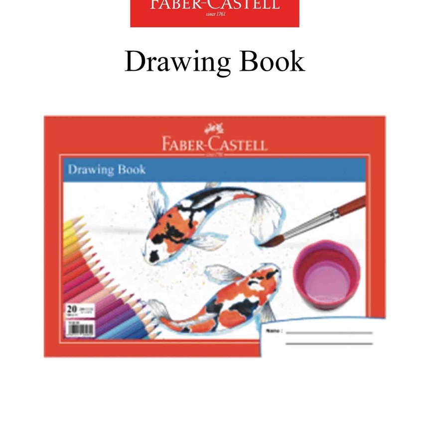 

KF7 Drawing Book Faber Castell Buku Gambar Ukuran A4 Motif Ikan Isi 2 lembar