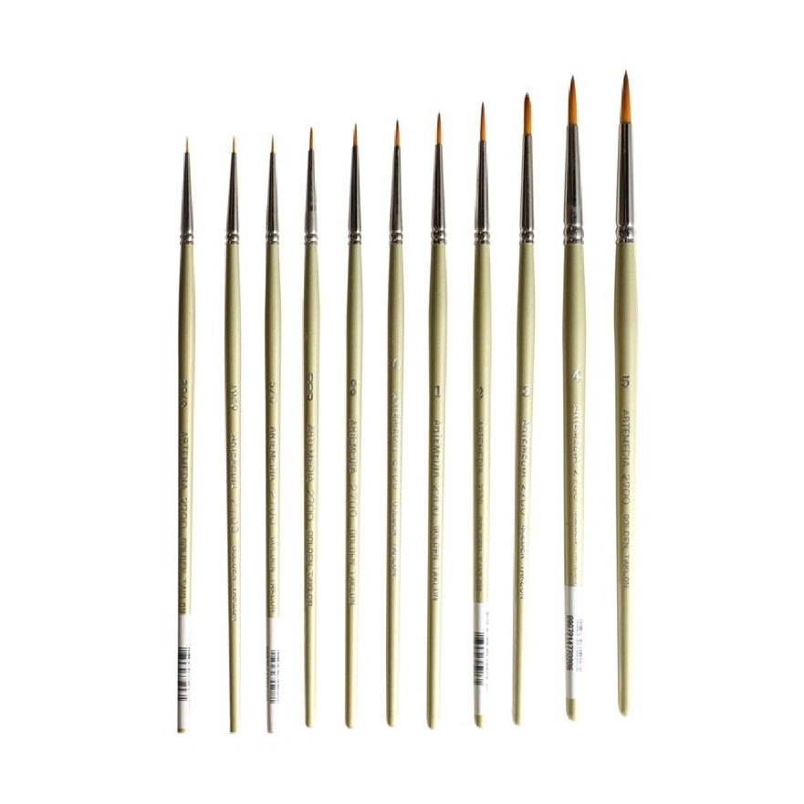 

Promo Artemedia 27 Round Gold Taklon Synthetic Brush