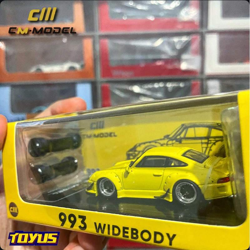Cm Model - RWB Porsche 993 Yellow Indonesia Exclusive