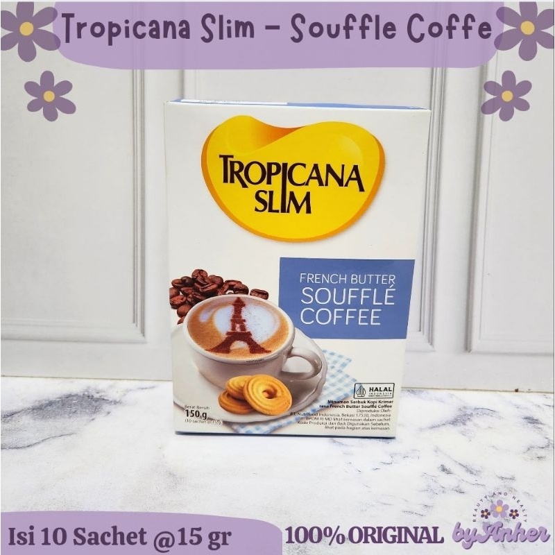 

TROPICANA SLIM - French Butter Souffle Coffee 10 Sachet | Kopi Susu aman untuk Diabetes
