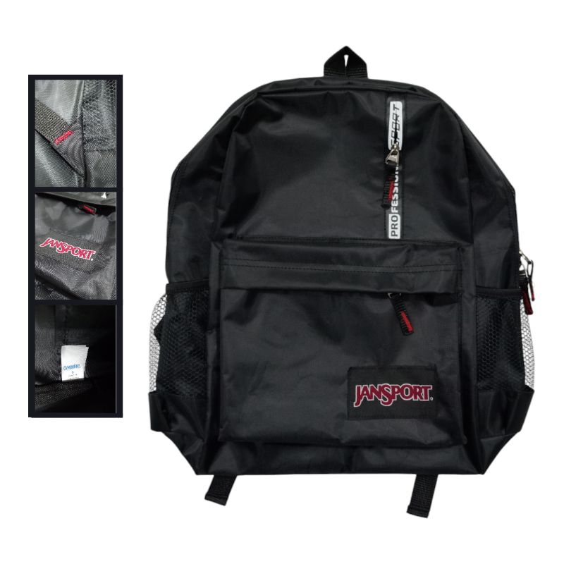 JANSPORT Tas Ransel Distro Jansport Tas Sekolah Backpack Hitam