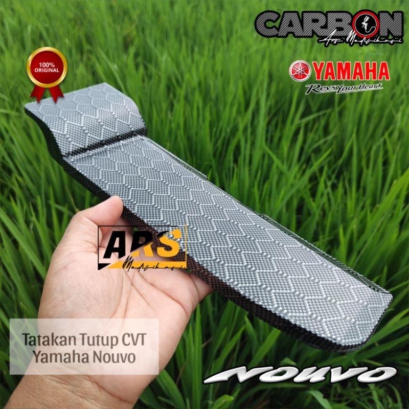 Tutup CVT Tatakan Atas Yamaha Nouvo Carbon WTP Motif Hexagonal