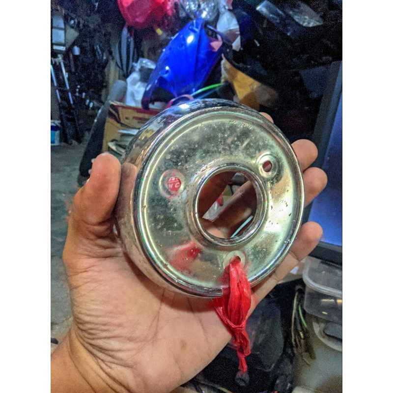 TAMENG PELINDUNG TUTUP KNALPOT HONDA TIGER REVO ORIGINAL SECOND