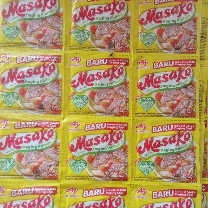 

Masako Penyedap Rentengan isi 12